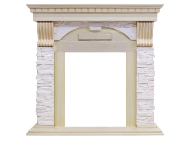 Портал Dublin - Слоновая кость с патиной / Сланец крем