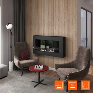 Очаг SteelHeat WALL GRAND 1200 LITE