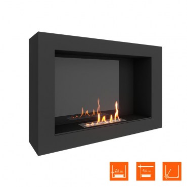 Очаг SteelHeat WALL ONE 800 LITE черный