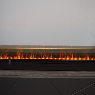 Декоративное стекло FireLine 800 черное