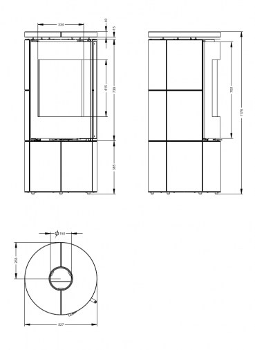 Печь-Камин R1.0 K Max