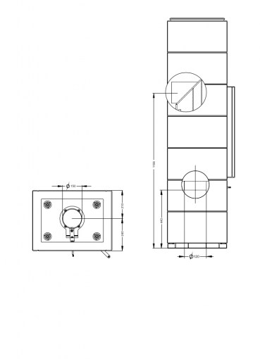 Печь-Камин Киви ПК 5070 7МК