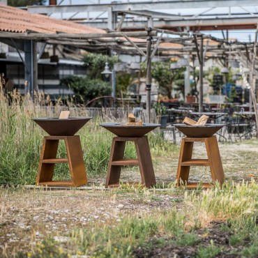 TRIO 82 - Кортеновская сталь (без роликов)