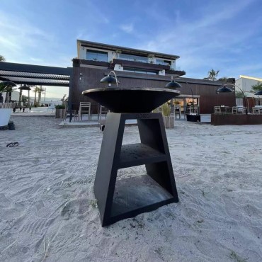 TRIO 98 - Черная сталь (Высота 100, без роликов)