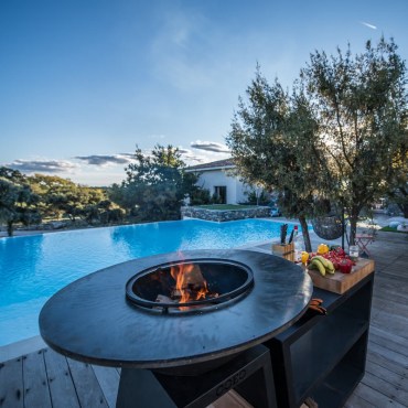 TRIO 98 - Черная сталь (Высота 100, без роликов)